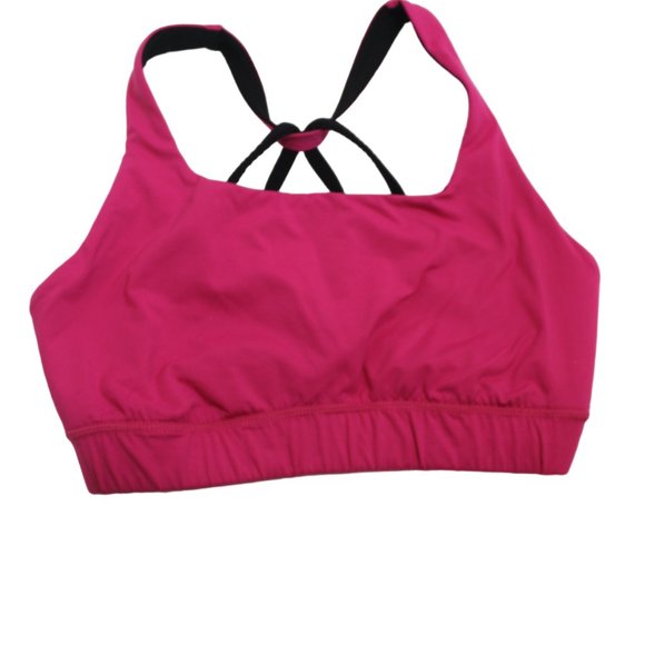 Hot Pink and Black Roka sports bra size Medium - Picture 5 of 7
